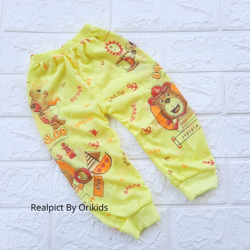 Isi 3PCS Celana Bayi 0 3 Bulan Lusinan Murah Bahan Singel