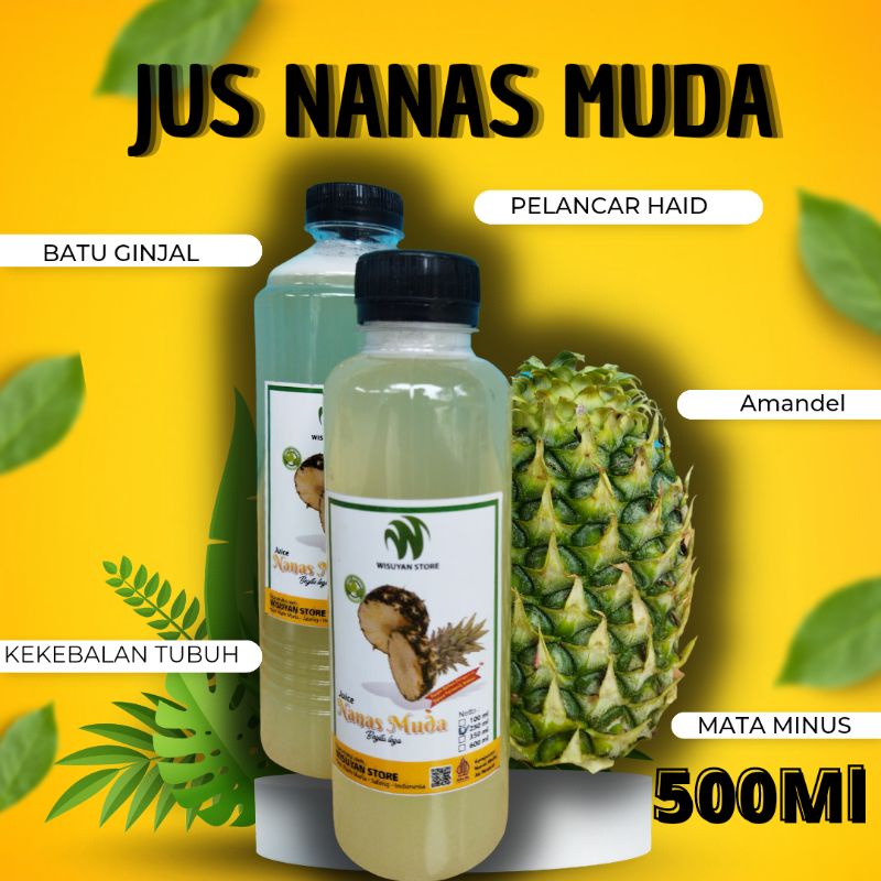 

Jus Nanas Muda Banyak Kasiat 500ml - Jus Nanas Muda Segar Siap Konsumsi - Jus Nanas Muda Obat Amandel