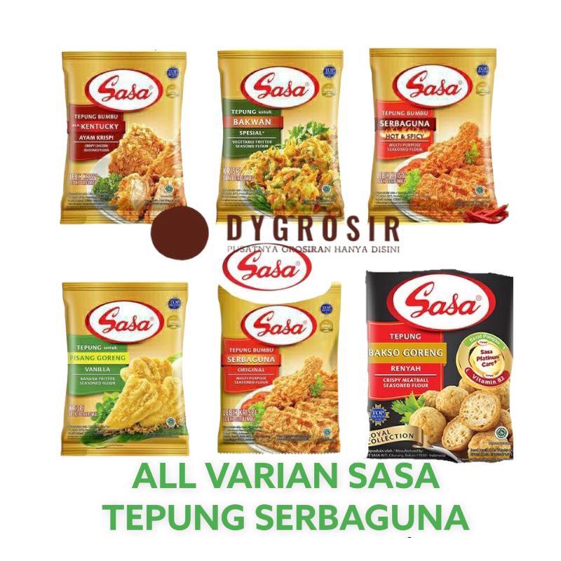 Jual DY Sasa Tepung Sasa Bumbu Serbaguna Hot Spicy Original Bakwan Kentucy Pisang Goreng Bakso