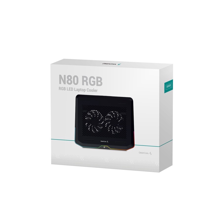 Cooling Pad DeepCool N80 RGB | 2X 140mm Fan | Laptop Cooler