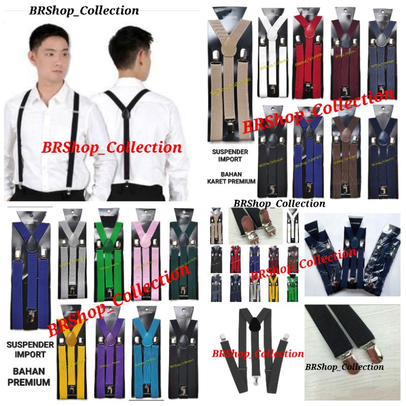 Bretel Suspender Import Tali baju