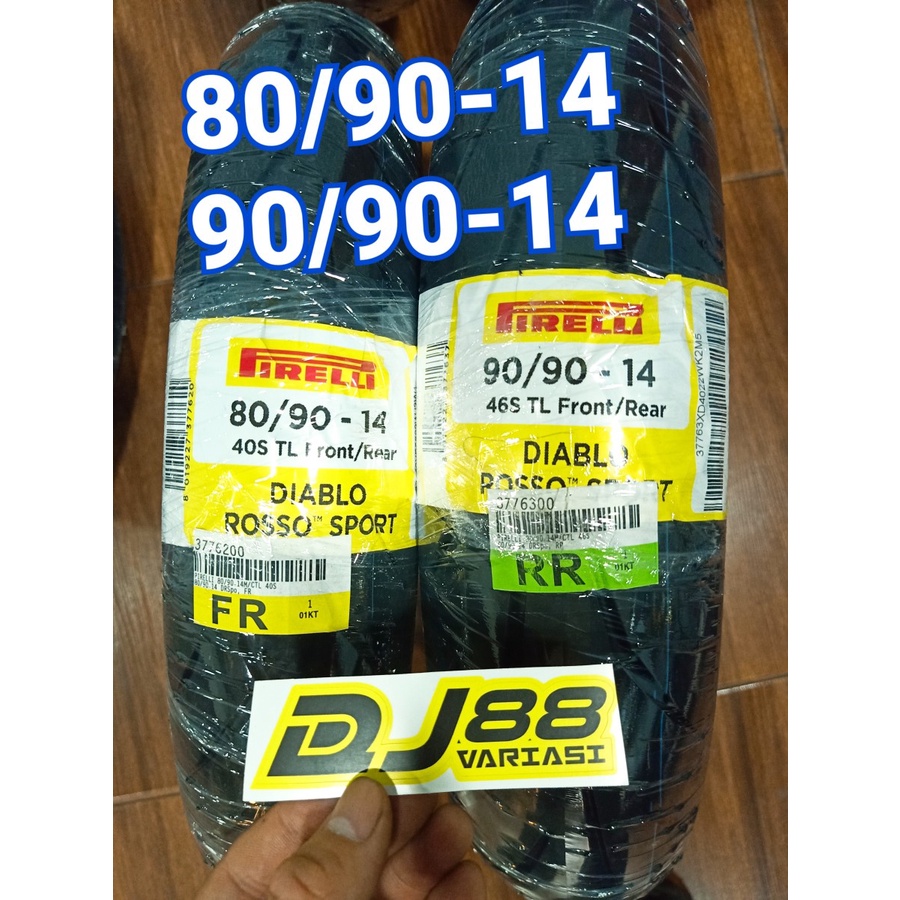 Ban Vario beat pirelli 80 /90 -14 belakang 90/90-14 ban tubless pireli