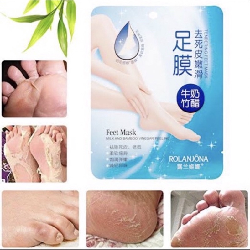 ROLANJONA / Rolajona FOOT MASK / masker kaki / pelembut kutikula kulit kering