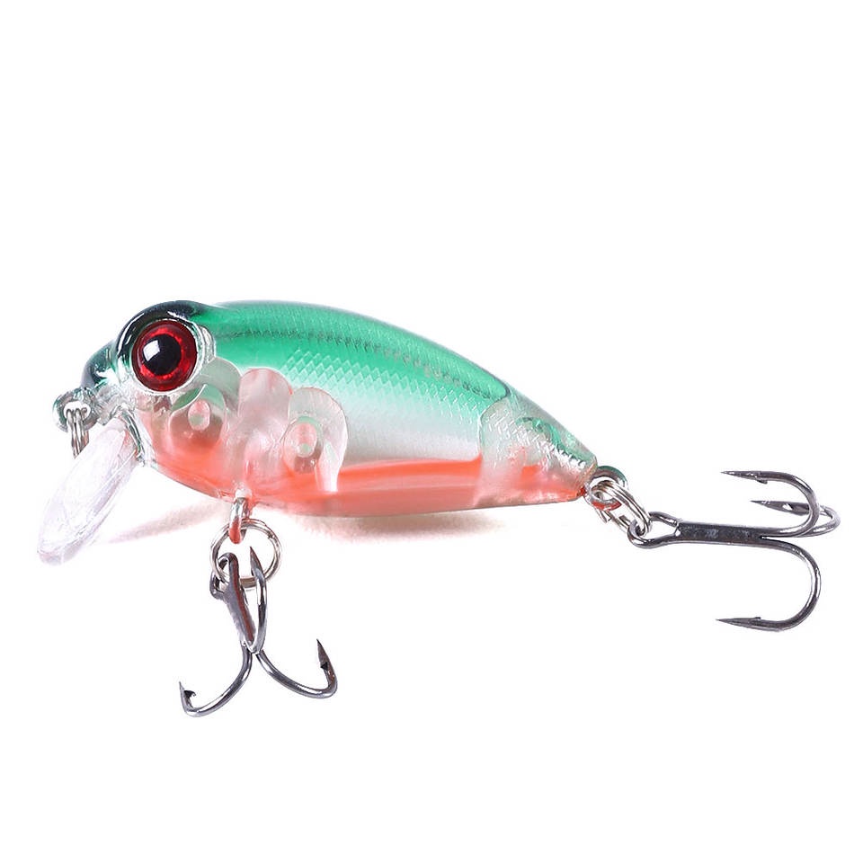 UMPAN PANCING MINNOW MINI CRANK BAIT 4CM 3.5G MODEL (CB054) TERSEDIA 6 WARNA