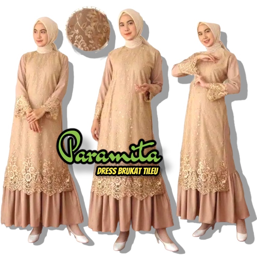 GAMIS DRESS MAXI BRUKAT HIMALAYA GAMIS KONDANGAN TERBARU