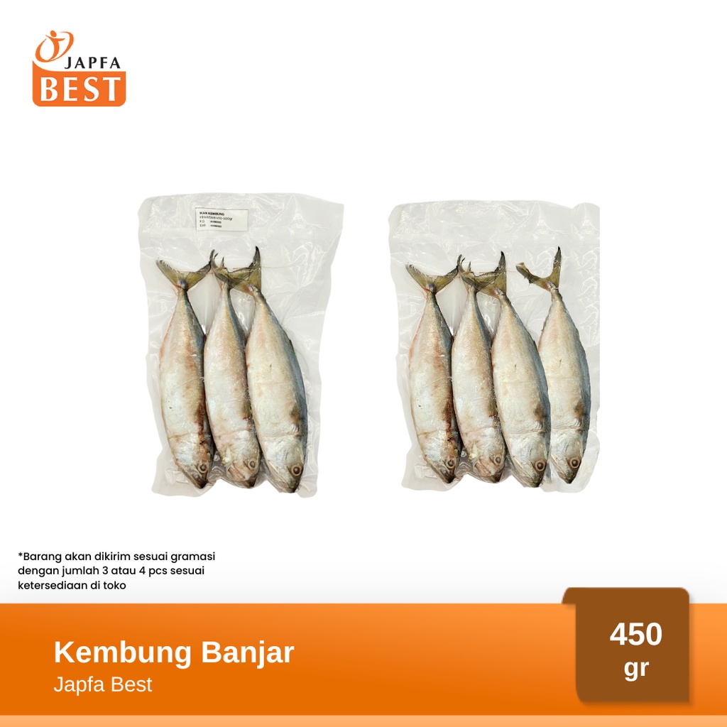 Ikan Kembung Banjar Lokal Utuh Frozen 450gr