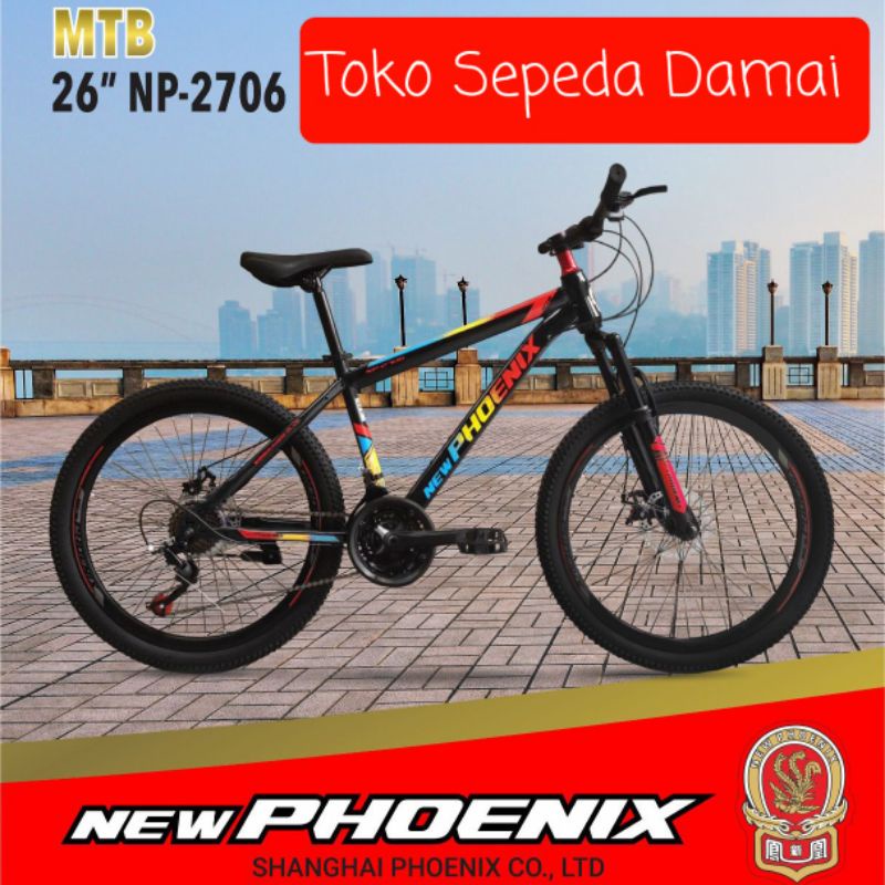 SEPEDA MTB 26 NEW PHOENIX TERBARU