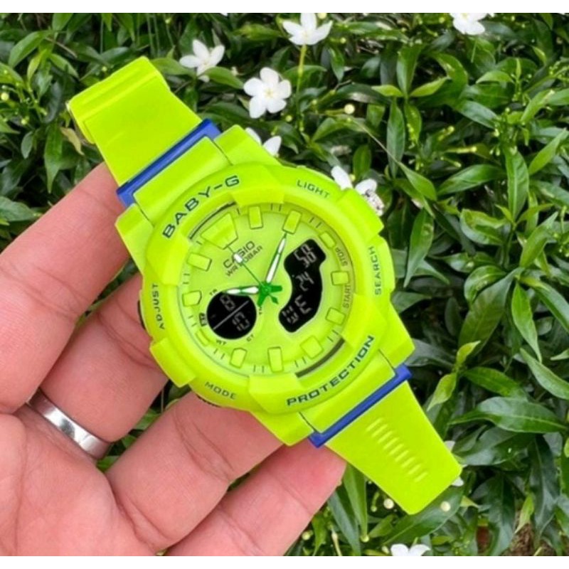 Jam Tangan Baby G Wanita Jam Tangan Dualtime Anti Air Shockproof Terlaris Pilihan Kesukaan Wanita