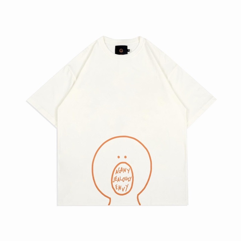 FAITH FADE DYSTOPIA - Lean On Oversized Tee (Broken White)