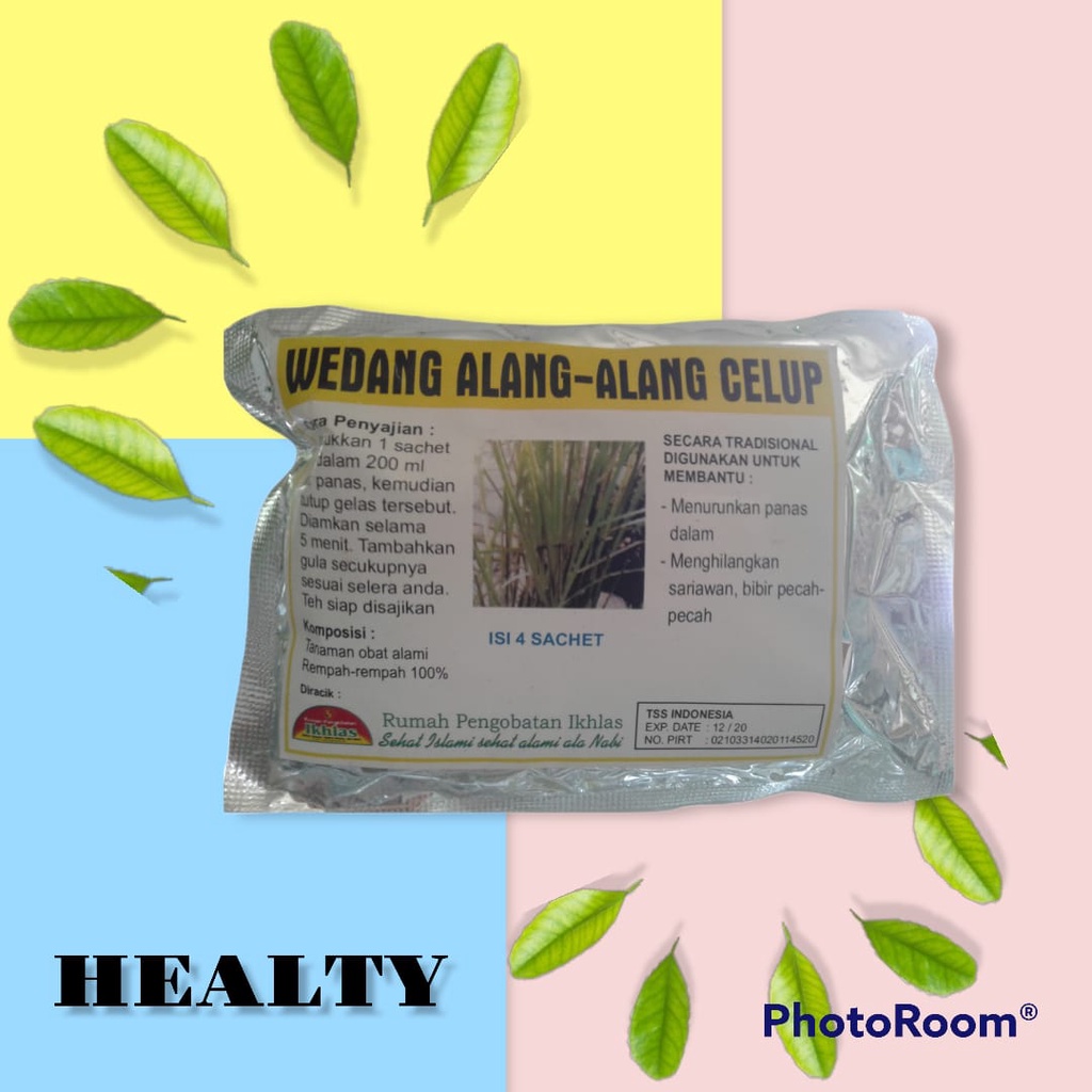 

Wedang Teh Alang Alang celup 100% Herbal