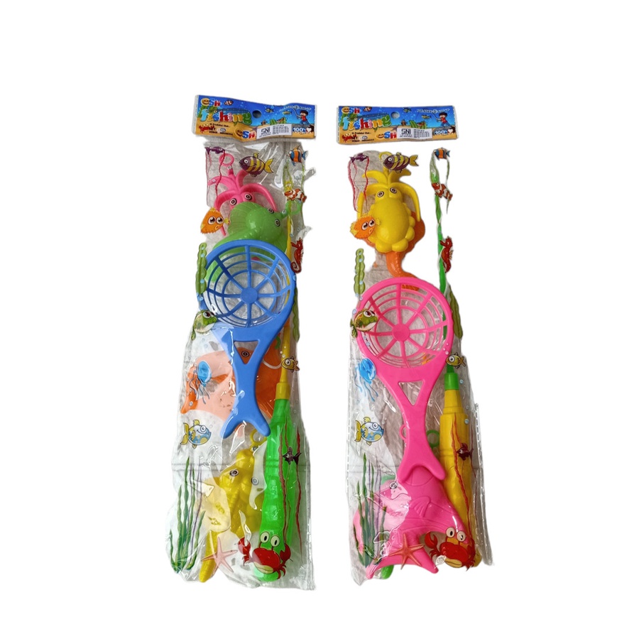 PROMO COD - Mainan Pancingan Magnet SH 324 Kantong Fishing Game Edukasi /MAINAN MONOTORING ANAK//MAINAN MURAH//MAINAN SERU SERUAN