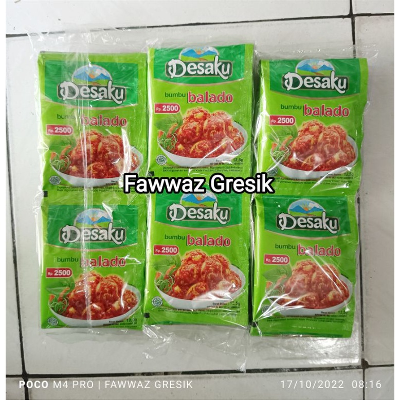 

Desaku Bumbu Balado 10x12,5 gr