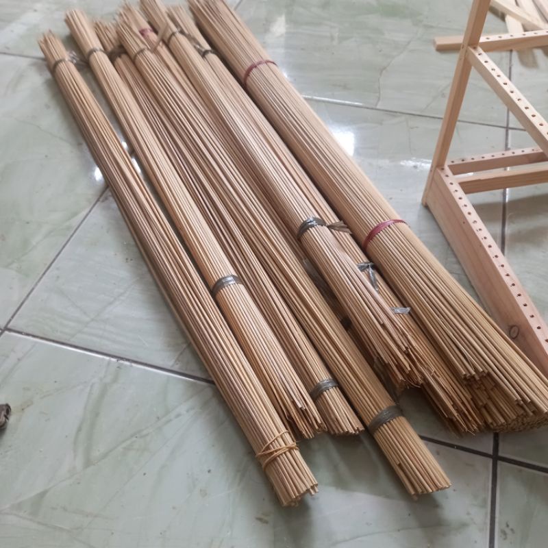 Jeruji Sangkar Bambu Ukuran 2.5 mm isi 300 Panjang 70 cm
