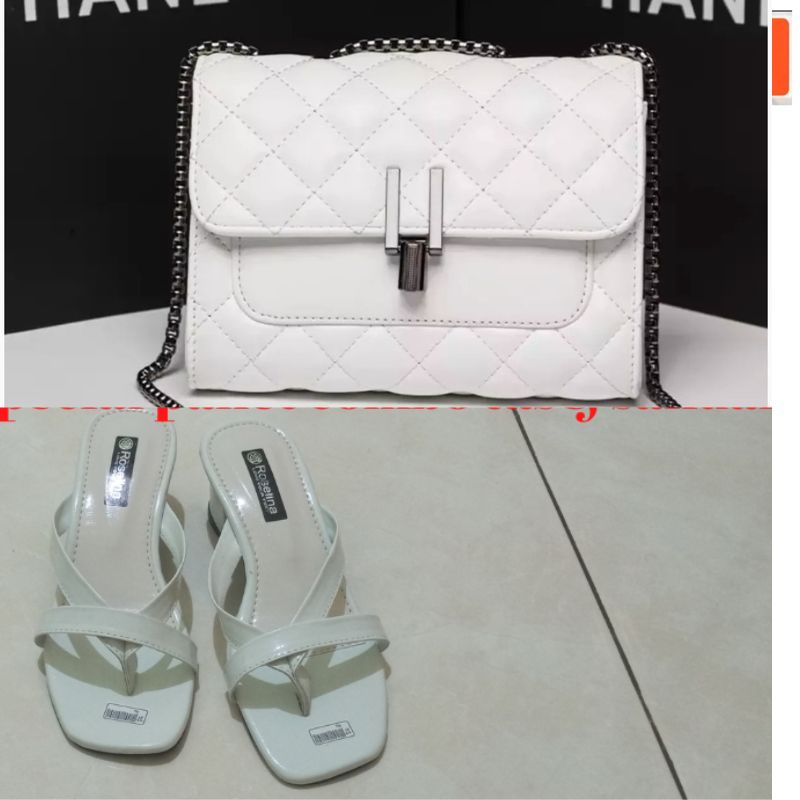 [[ free dus box]]] paket tas dan sandal wanita terbaru
