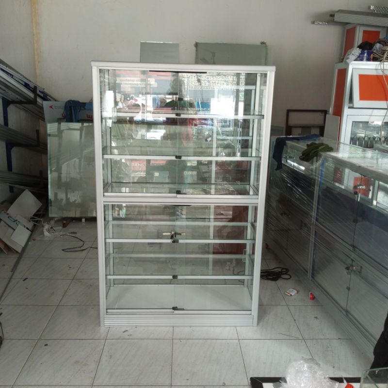 etalase tinggi 150cm