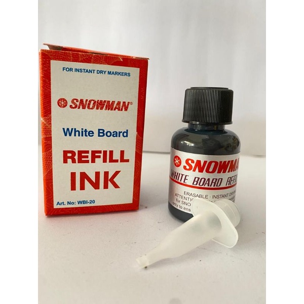 

REFILL SNOWMAN / Isi Ulang Tinta Spidol Snowman WhiteBoard WBI-20