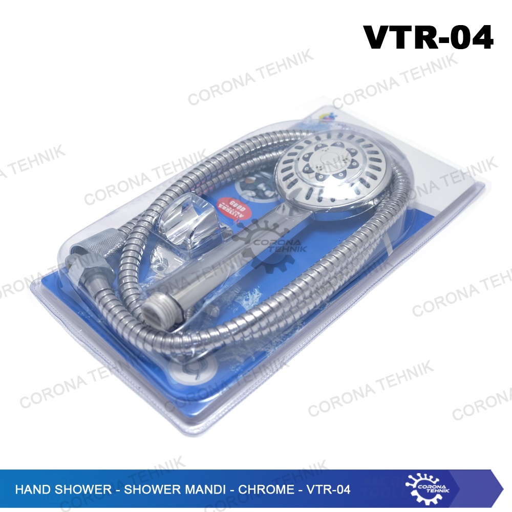 VTR-04 - Hand Shower - Shower Mandi - Chrome