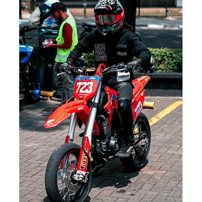 Decal crf150L - klx bf - d tracker - klx gordon full body(bisa ganti nama &nomor)