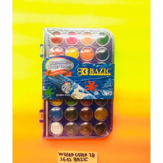 

Bazic Water Color 3642 28Warna+Kuas