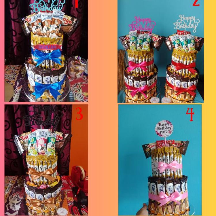 

✨10.10✨ COD SNACK TOWER/SNACK TART ULANG TAHUN / HADIAH / MURAH