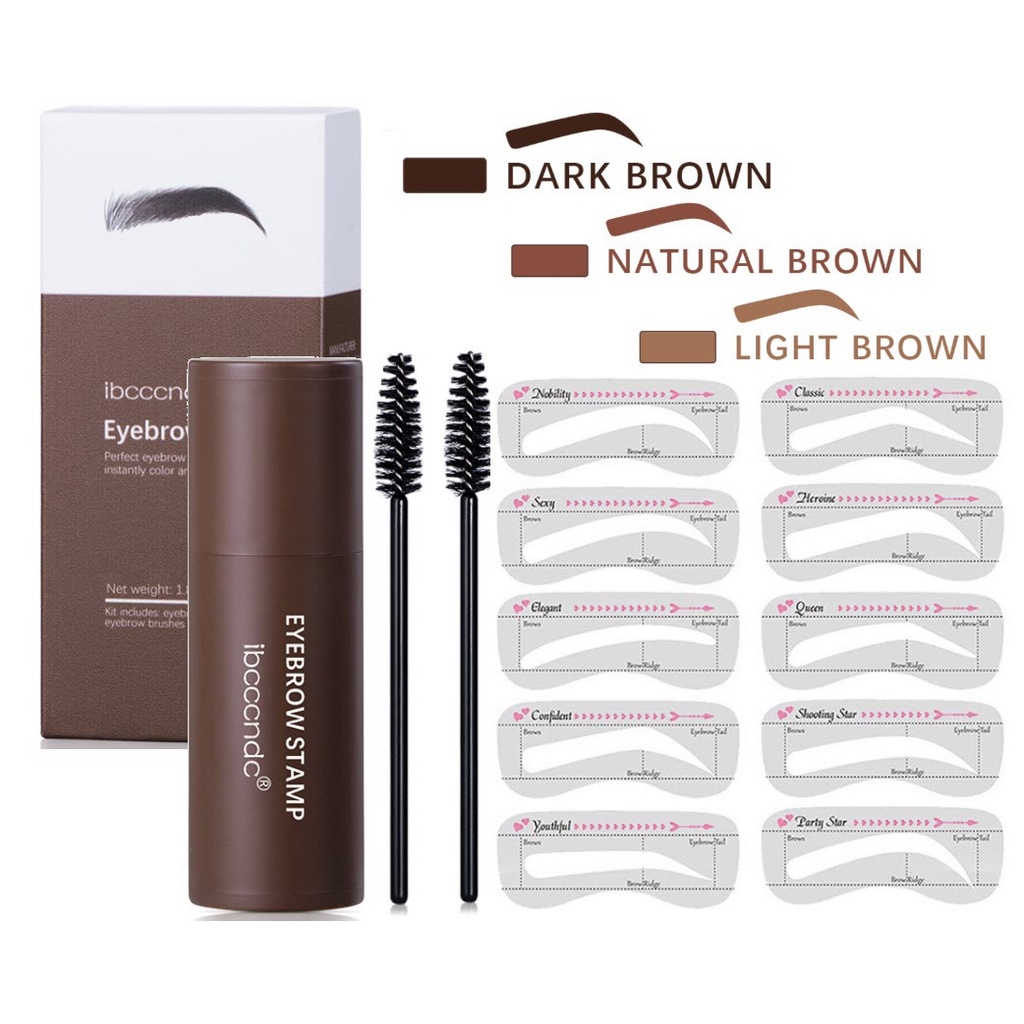 Eyebrow powder stamp - bedak stempel cetakan alis instan waterproof