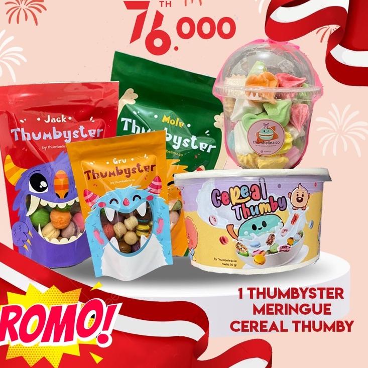 

TrcT9f9E--PAKET HEMAT 1 Macaron Thumbyster, Meringue, Cereal