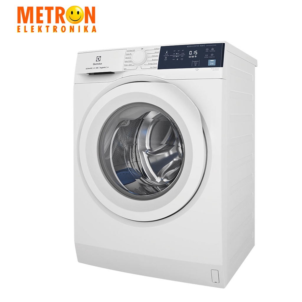 ELECTROLUX EWF 9024 D3WB - MESIN CUCI FRONT LOADING 9 KG 1200 RPM ECO INVERTER / EWF9024D3WB