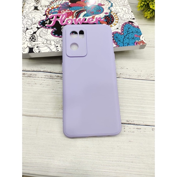 Silvertech Kesing silikon case Oppo Reno 7 5G  Oppo Reno 7 Z 5G Macaron kesing silikon + Pelindung kamera kesing Oppo