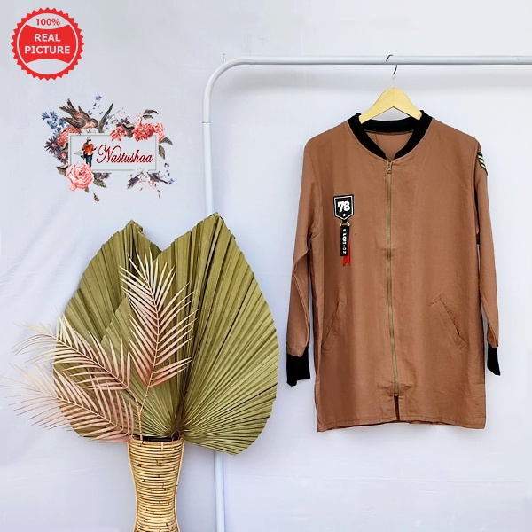 Jaket Wanita Trendy Luaran Terbaru Outer Wanita Gaya Kekinian Atasan Cewek Korean Fashion Style