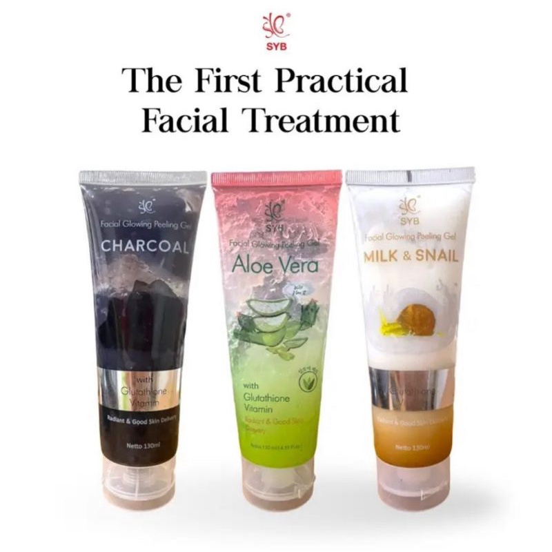 SYB PEELING GEL / EXFOLIASI WAJAH SYB