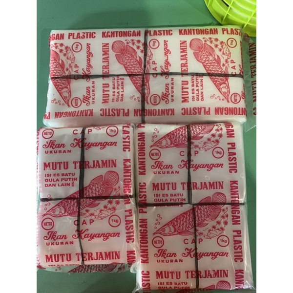 

Plastik /Kantongan Es / Kresek PE Tebal Berkualitas isi 1kg