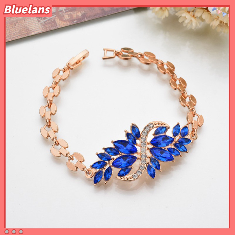 Gelang Rantai Desain Merak Untuk Wanita