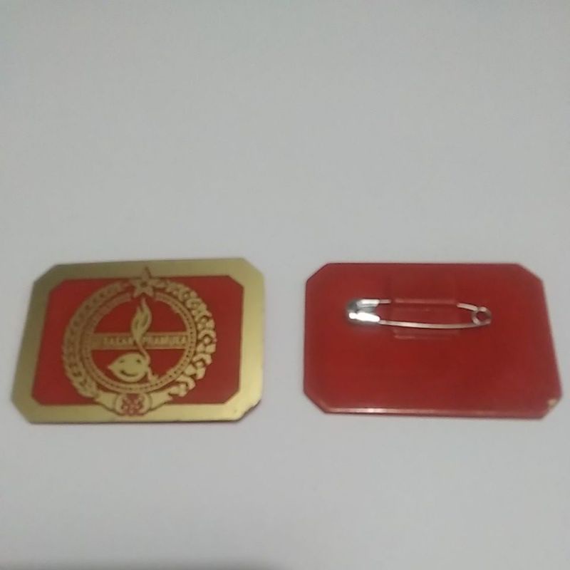 

PIN / TATOP TOPI PRAMUKA MERAH KOTAK( PENGGALANG)