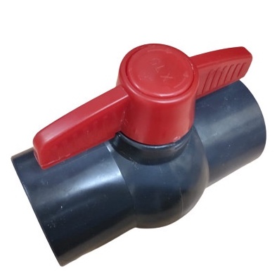 Ball Valve Ballvalep 2&quot; Inch Polos Stop Kran Plastik PVC Mdl Onda BERKUALITAS/BALVALEP PVC 2&quot;/STOP KRAN KERAN AIR/BALL VALVE/KATUP BOLA PERAIRAN