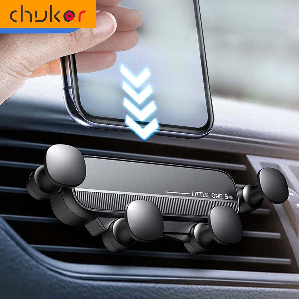 Bracket Klip Mount Ac Mobil Holder Penopang Handphone / GPS Untuk iPhone 13 / 12pro / Xiaomi / Samsung