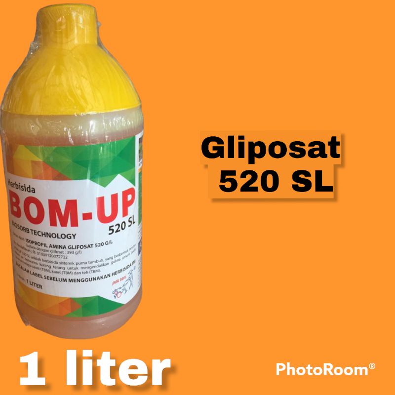 Bom Up 1 liter herbisida sistemik Bom-Up 520 SL roundup sidafos gempur seetop