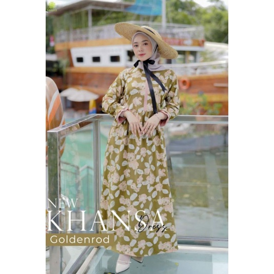 READY STOK NEW KHANSA DRESS BY RAGELA (SIAP KIRIM)