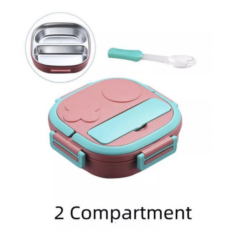 Tedemei lunch box kotak bekal 1200 ml stainles steel anti bocor food grade bpa