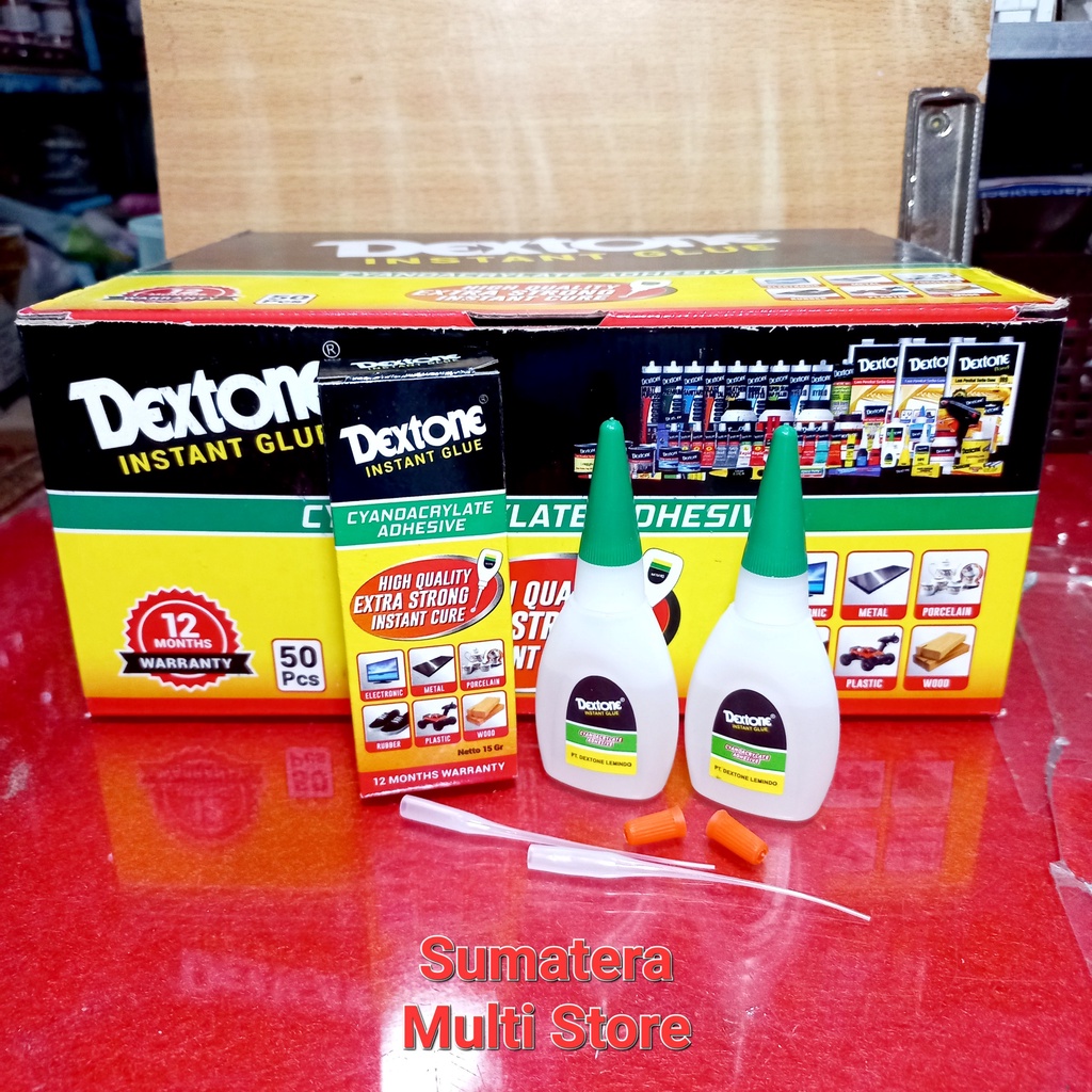 

Dextone Lem Setan Super Glue 15gr power instant glue super glue adhesive merk dextone original DEXTONE lem tetes