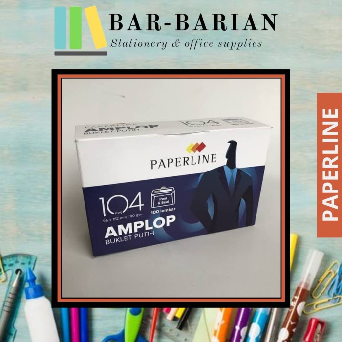 

Sale!!! Amplop Paperline 104 Kecil / Amplop 104 Putih Polos Ppl Kecil Murah