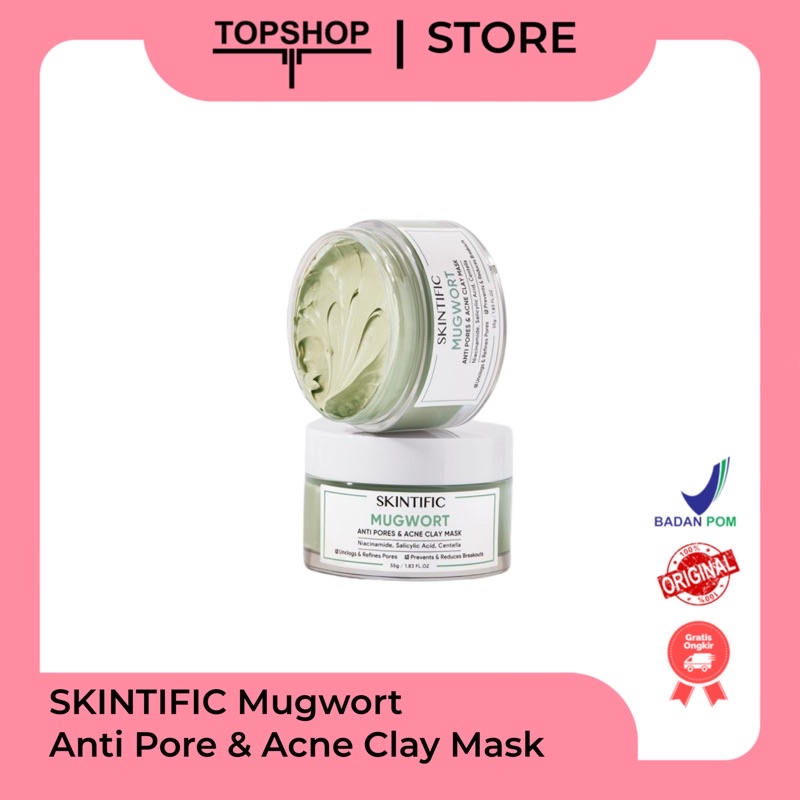 Skintific Mugwort Anti Pores&amp;Acne Clay Mask