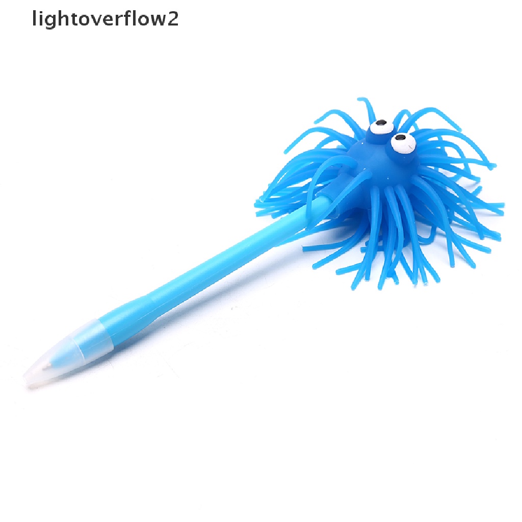 (lightoverflow2) Pulpen Gel Dengan Hiasan Kartun