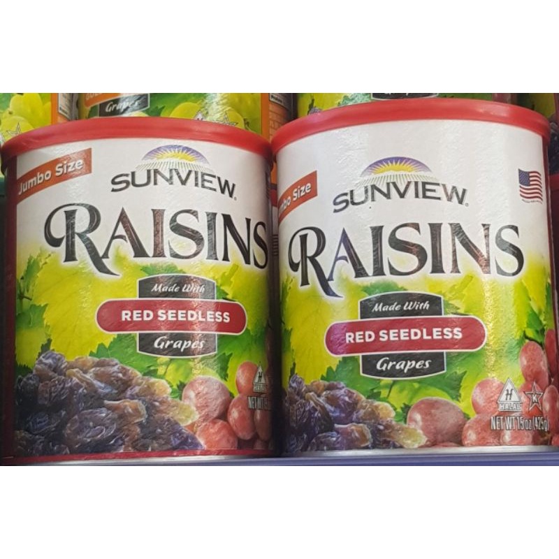 

sunview raisins seedless grapes makanan kaleng