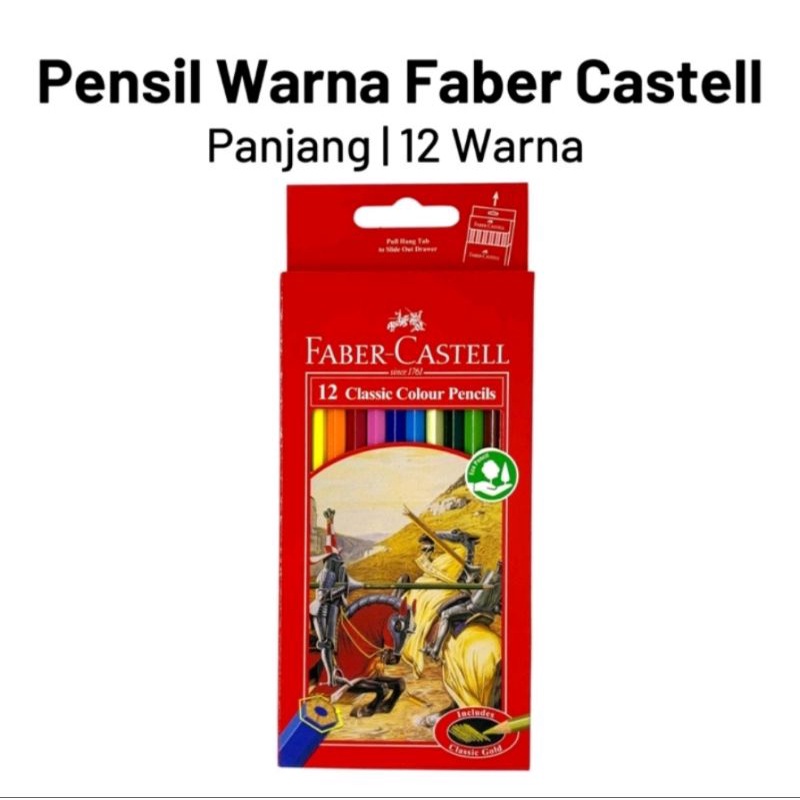 

Pensil Warna 12warna Faber Castell Panjang