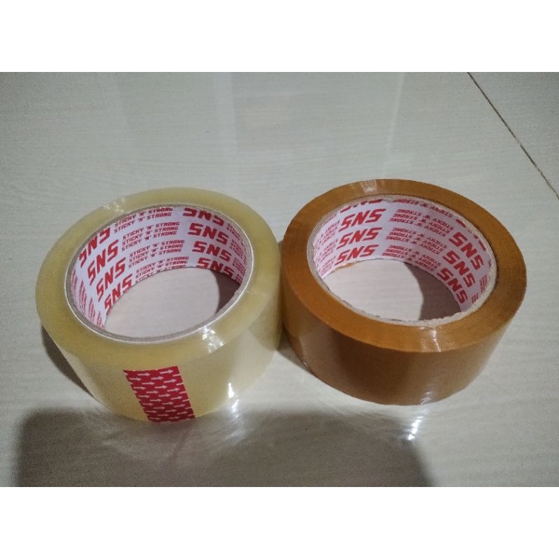 

lakban coklat bening 100 yard 45mm