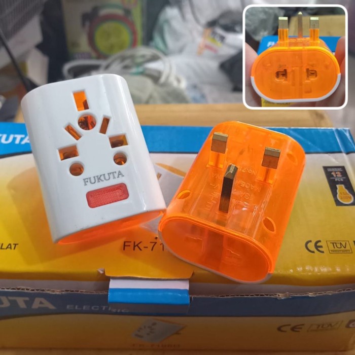 Lucu Colokan T Serbaguna Kaki 3 Adaptor Untuk Haji / Umrah Bergaransi