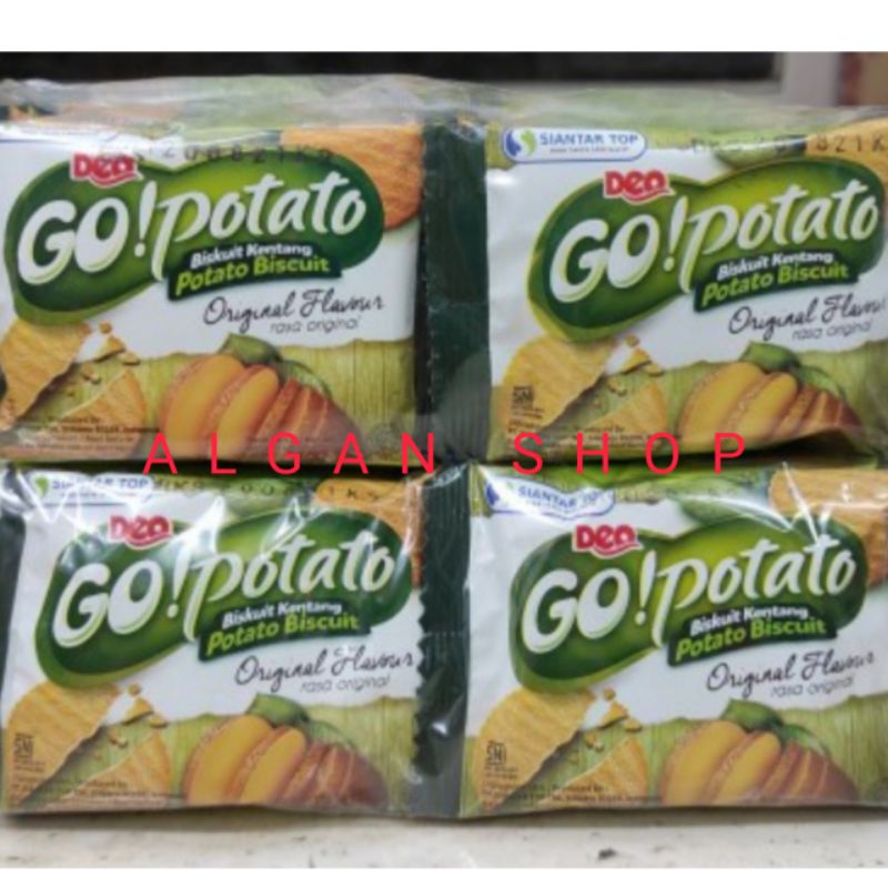 

Snack Go Potato Renceng 20 Pcs Biskuit Kentang Toples Makanan Ringan Hot Hot Pop Candy Kembang Gula Lunak Rasa Permen Jadul Serbaguna