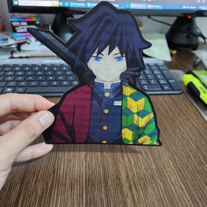 

STIKER 3D MOTION LENTICULAR ANIME - D0039 - Demon Slayer - Giyu