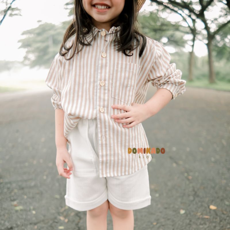 Domikado | GENE Oversize Shirt | Kemeja oversize anak | Kemeja anak