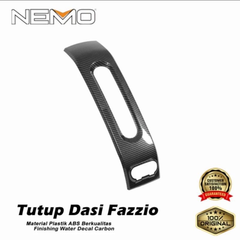 Cover Dasi Fazzio Carbon Tutup Dasi Depan Fazzio Carbon